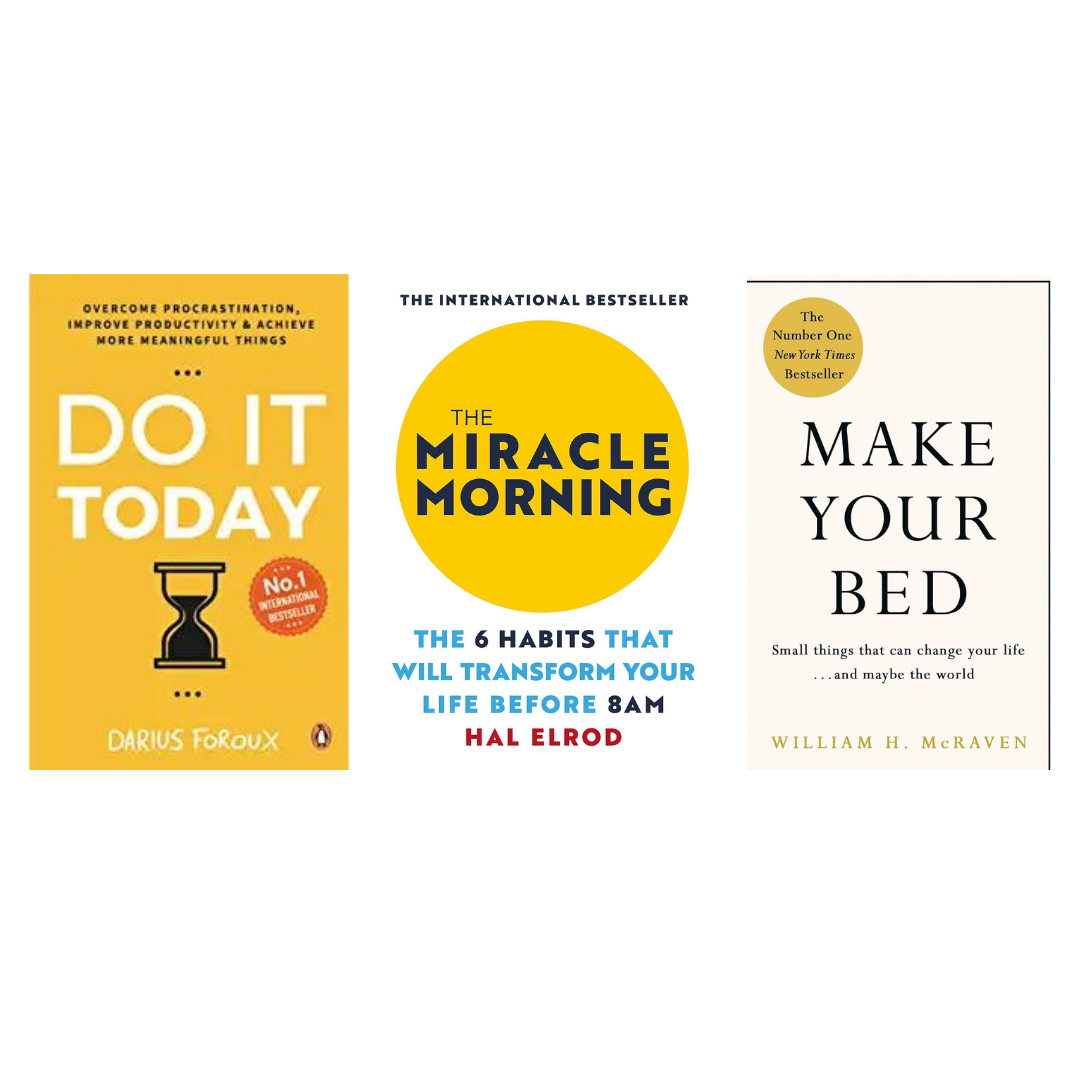 Buy Combo- Do It Today + The Miracle Morning + Make Your Bed (paperback)