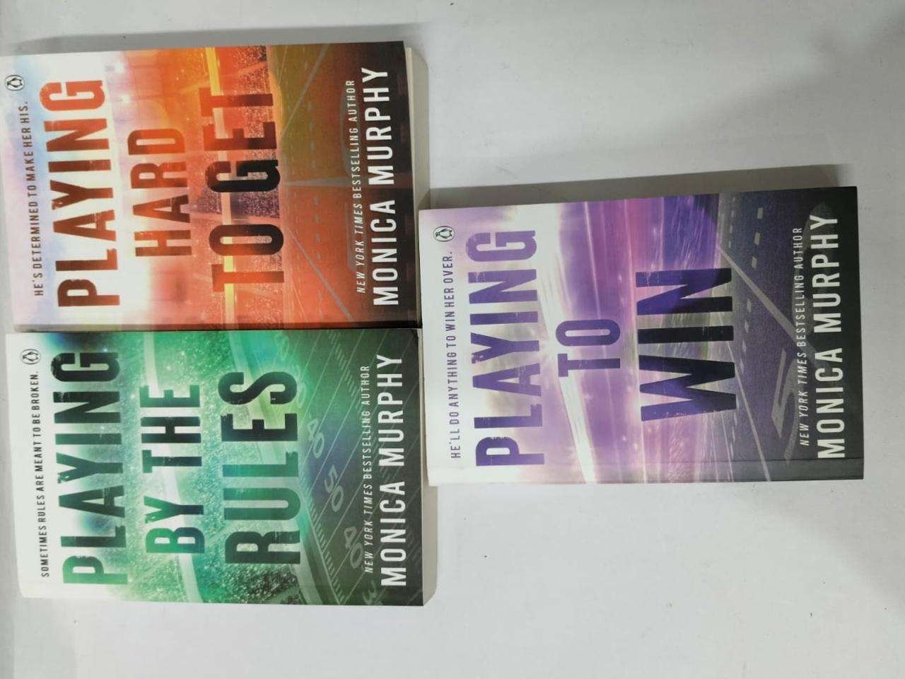 Buy Combo- Playing By The Rules + Playing Hard To Get + Playing to Win- by Monica Murphy (paperback)
