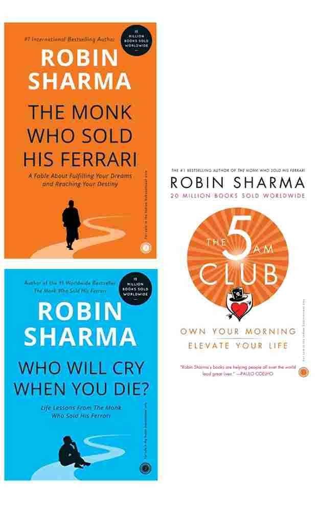 Buy (COMBO) The monk who sold Ferrari + The 5 AM Club + Who will cry when you die (Paperback)