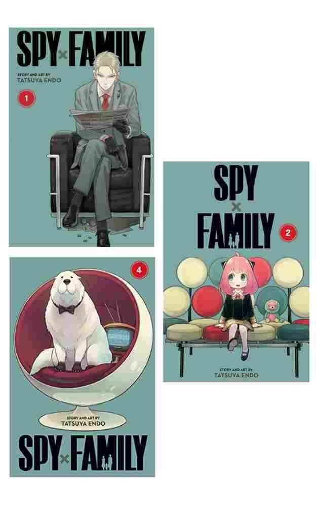 Buy Combo- Spy x Family Vol. 1, Vol. 2, & Vol. 4 (Paperback) - Tatsuya Endo