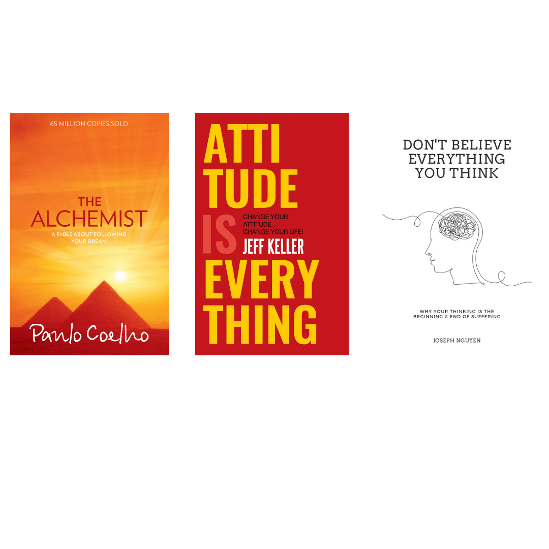 Buy Combo- The Alchemist + Attitude is Everything + Dont Believe Everything (paperback)