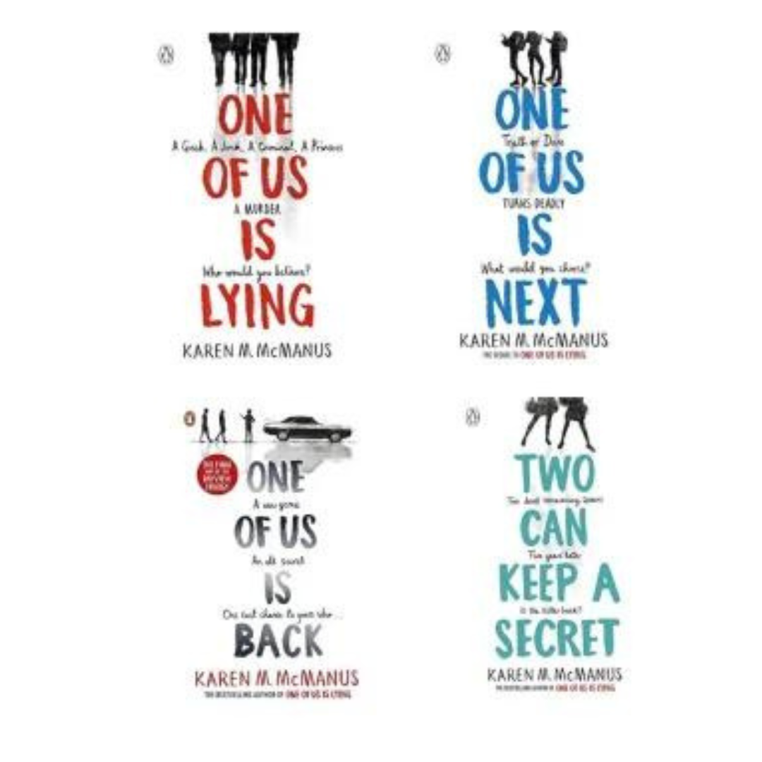 Buy Combo- One of Us is Lying + One Of Us Is Next + One of Us is Back + Two Can Keep a Secret (paperback) by Karen McManus