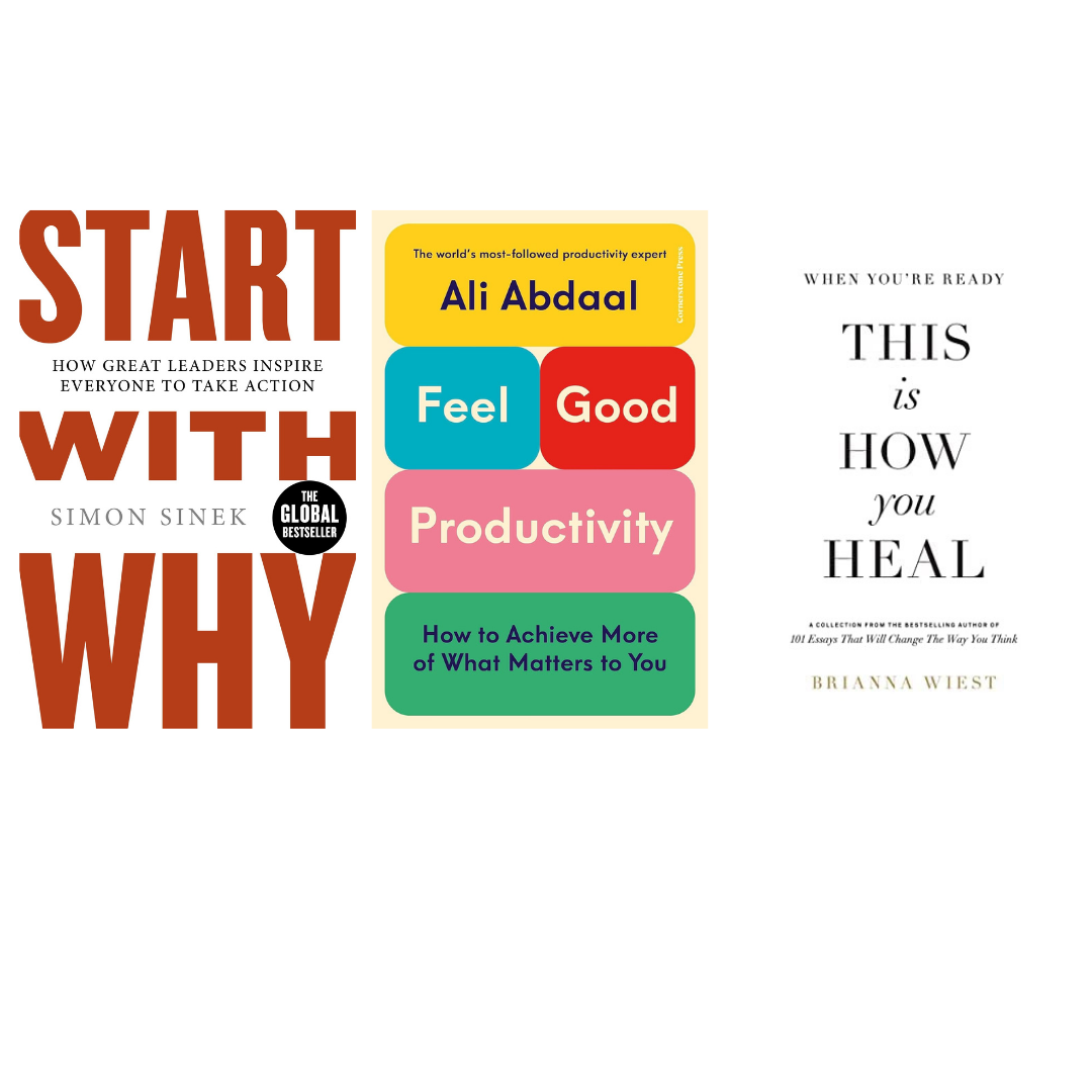Buy Combo- Start with Why + Feel-Good Productivity + This Is How You Heal (paperback)