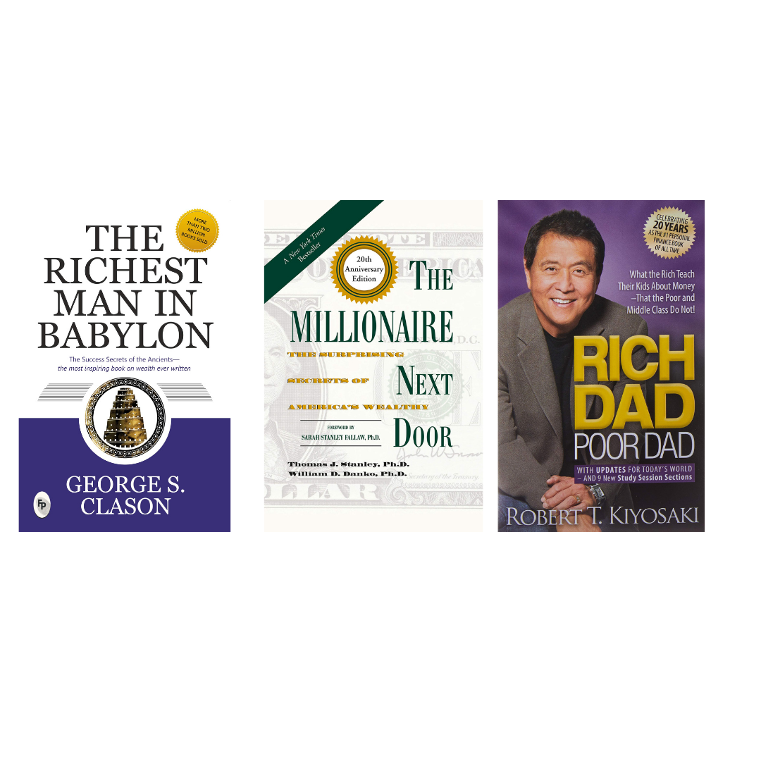 Buy Combo- The Richest Man in Babylon + The Millionaire Next Door + Rich Dad Poor Dad (paperback)