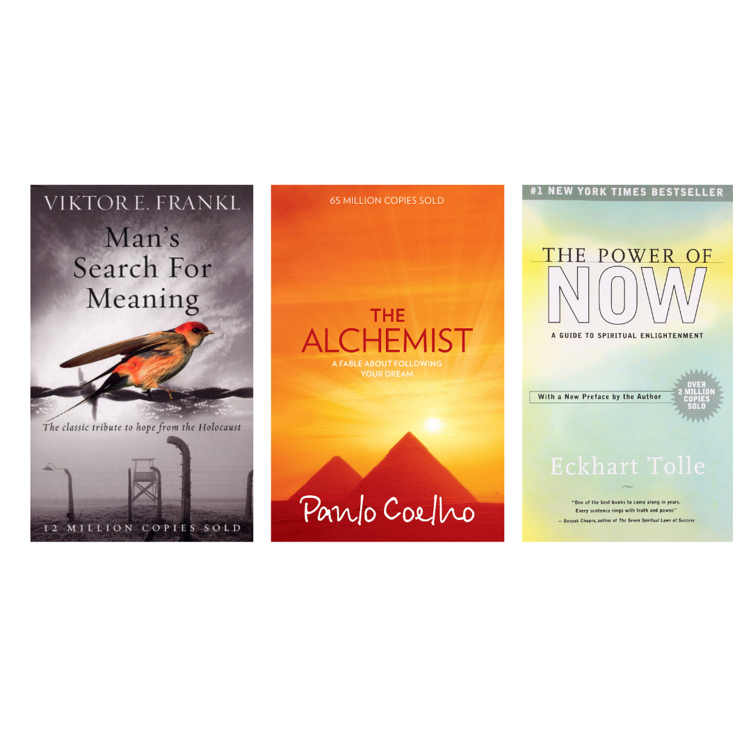 Buy Combo- Man's Search For Meaning + The Alchemist + The Power Of Now (paperback)
