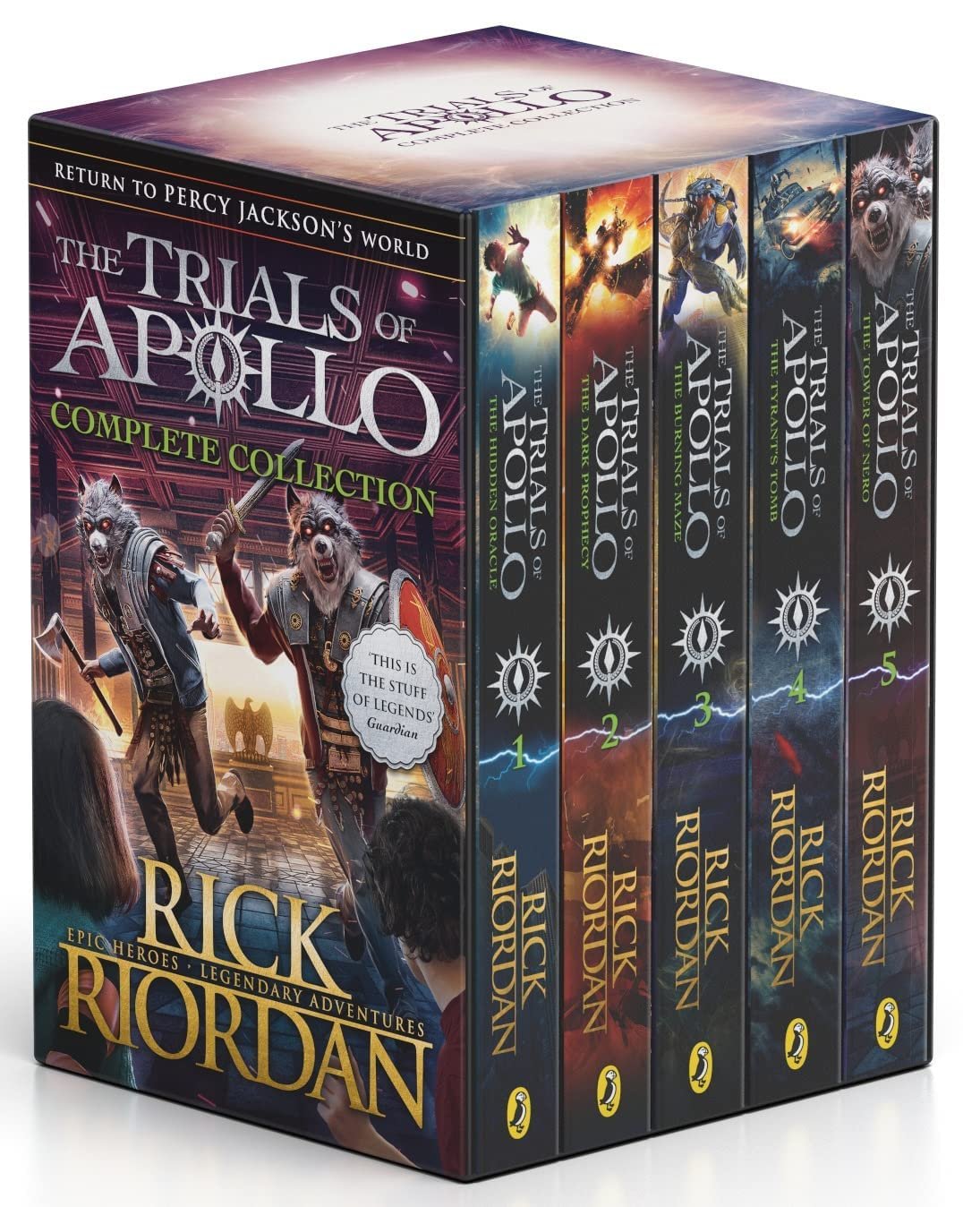 Buy The Trials of Apollo Box Set by Rick Riordan (1 - 5)