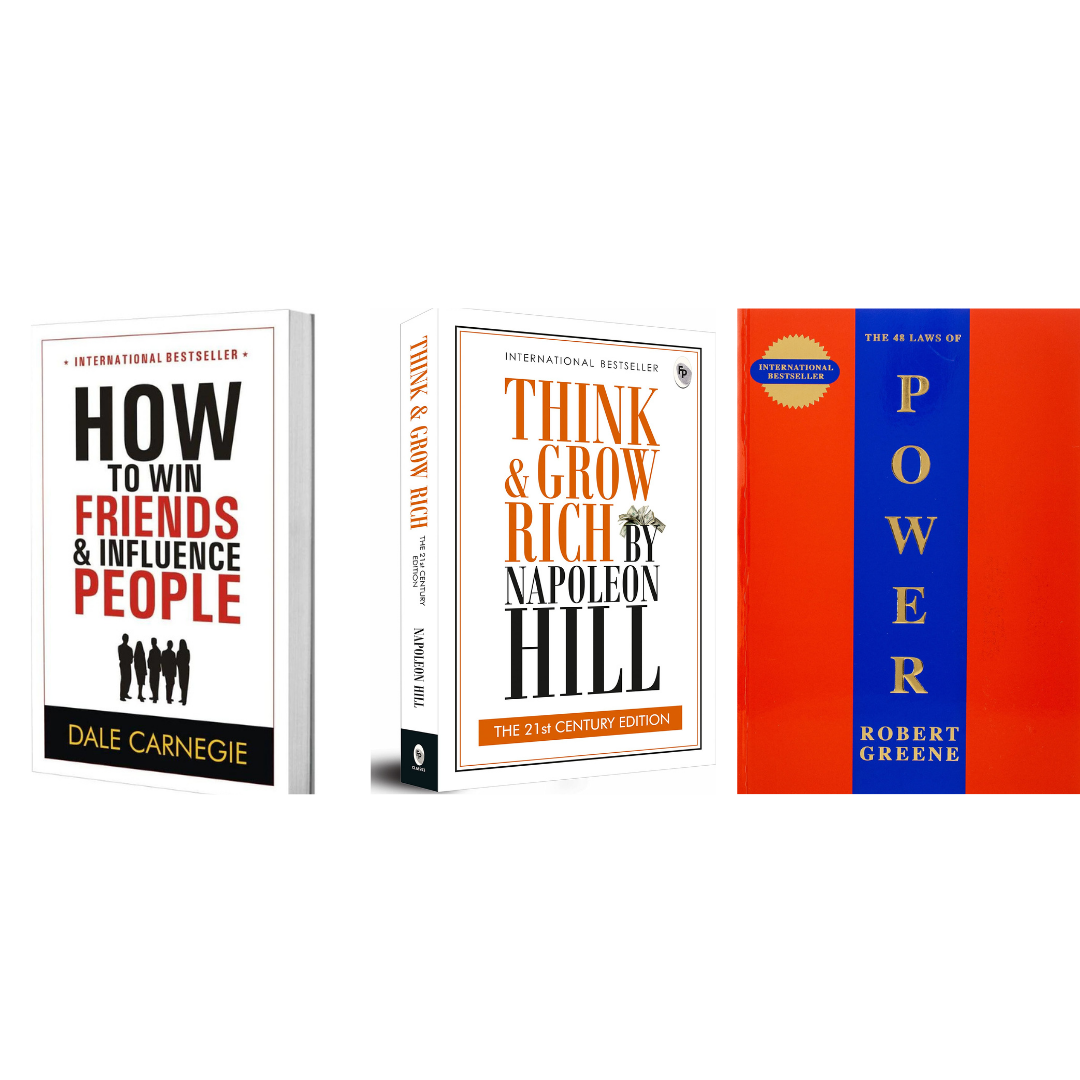Buy Combo- How to Win Friends and Influence People + Think And Grow Rich + The 48 Laws Of Power (paperback)