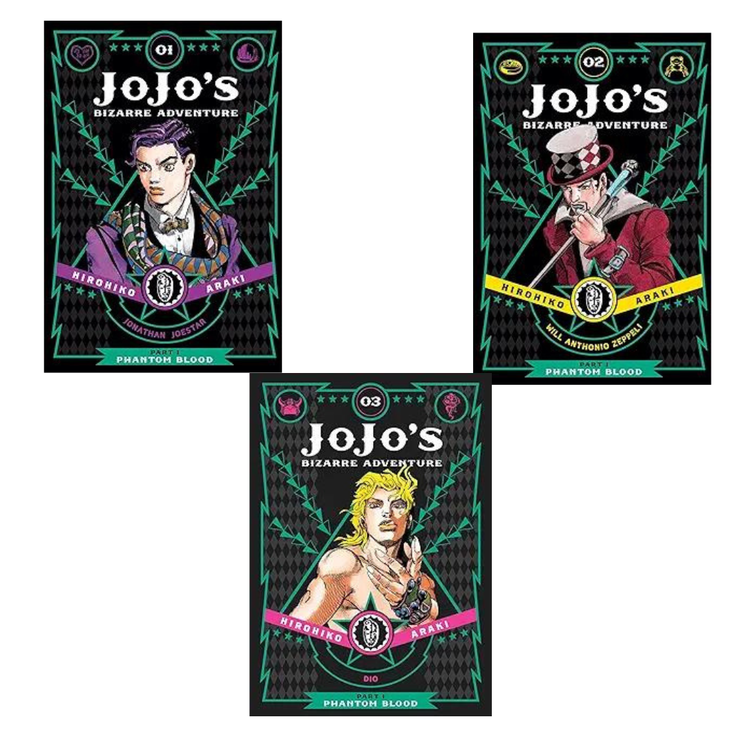 Buy Combo-JoJo's Bizarre Adventure: Part 1, Part  2, Part 3  by Hirohiko Araki (paperback)