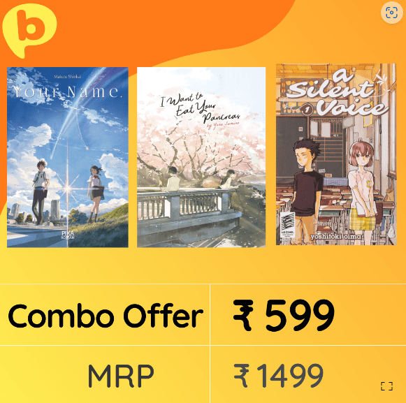 Buy Combo- Your Name, I Want to Eat Your Pancreas, A Silent Voice (Paperback) - Makoto Shinkai