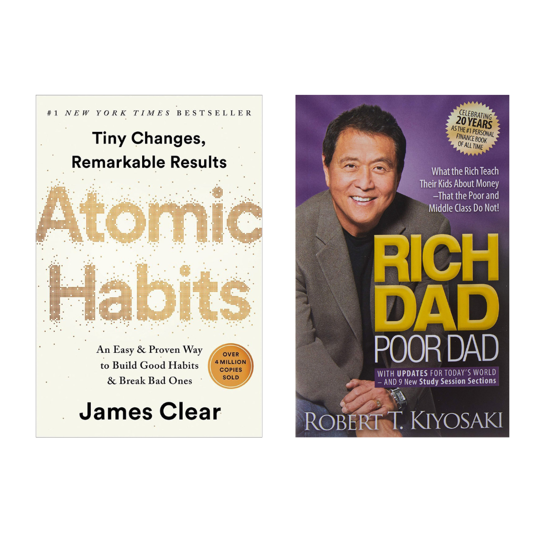Buy Combo- Atomic Habits+ Rich Dad Poor Dad (paperback)