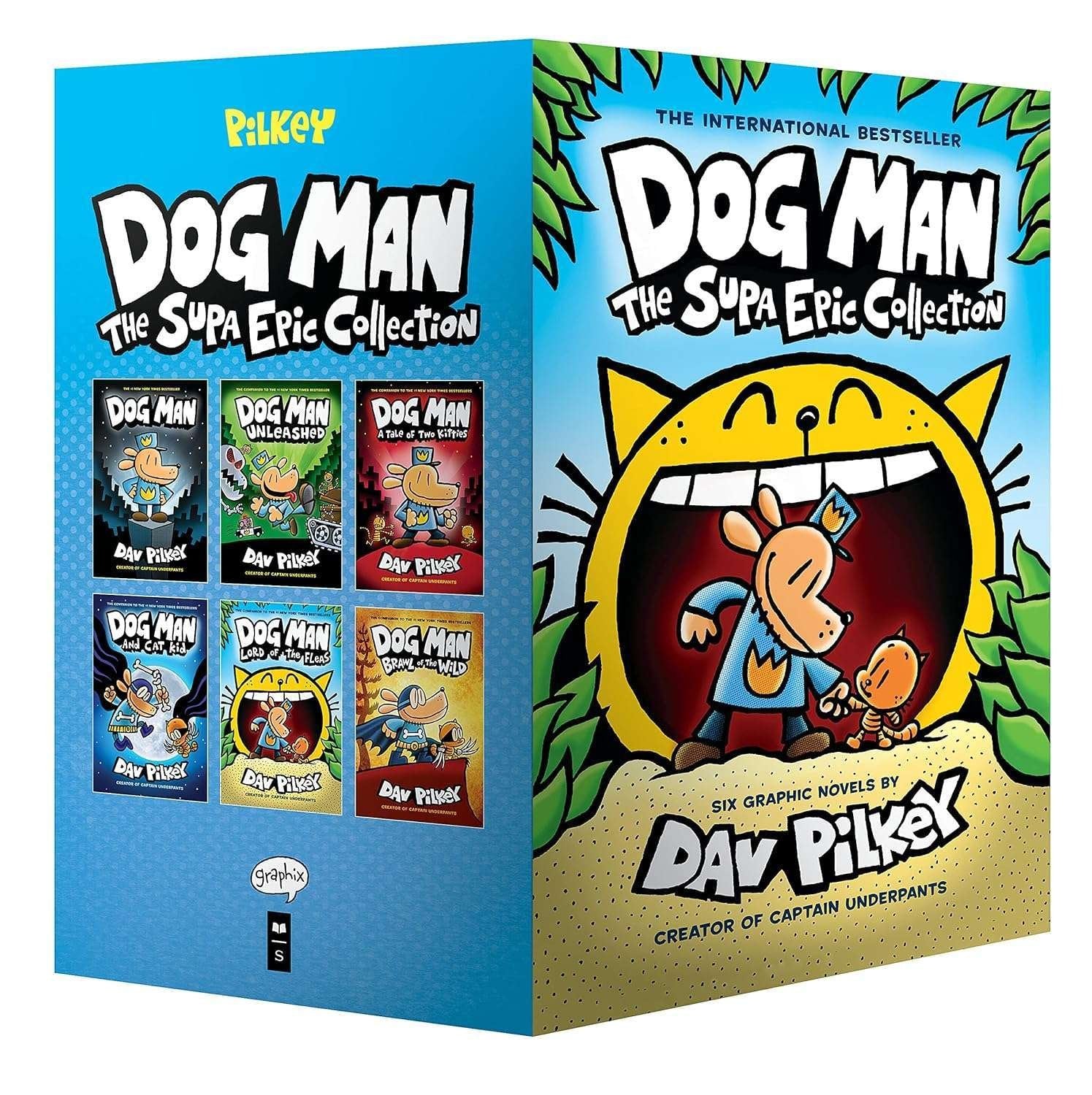 Buy Dog Man 1-6: The Supa Epic Collection by Dav Pilkey (paperback)- boxset