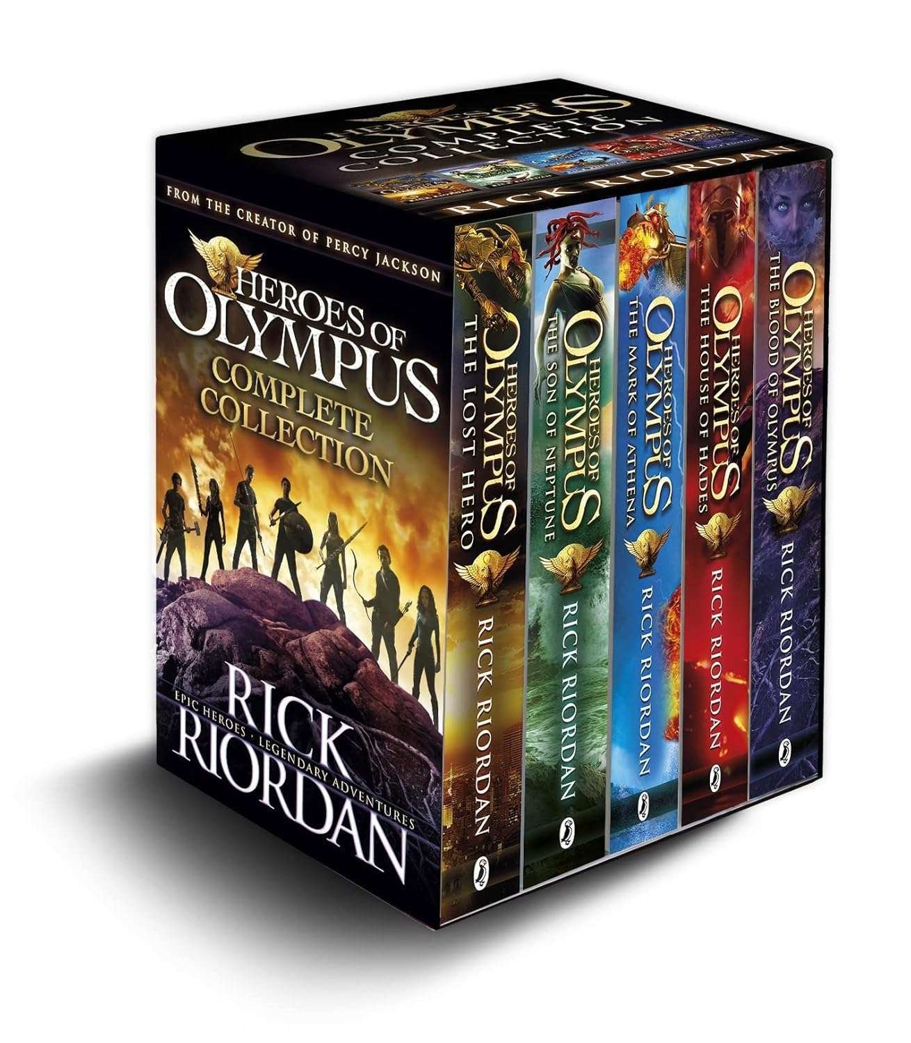 Buy Heroes of Olympus Complete Collection (5 Book Slipcase) [Paperback] Riordan, Rick
