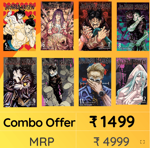Buy Combo- Jujutsu Kaisen Volumes 5 to 12 - by Gege Akutami (paperback)
