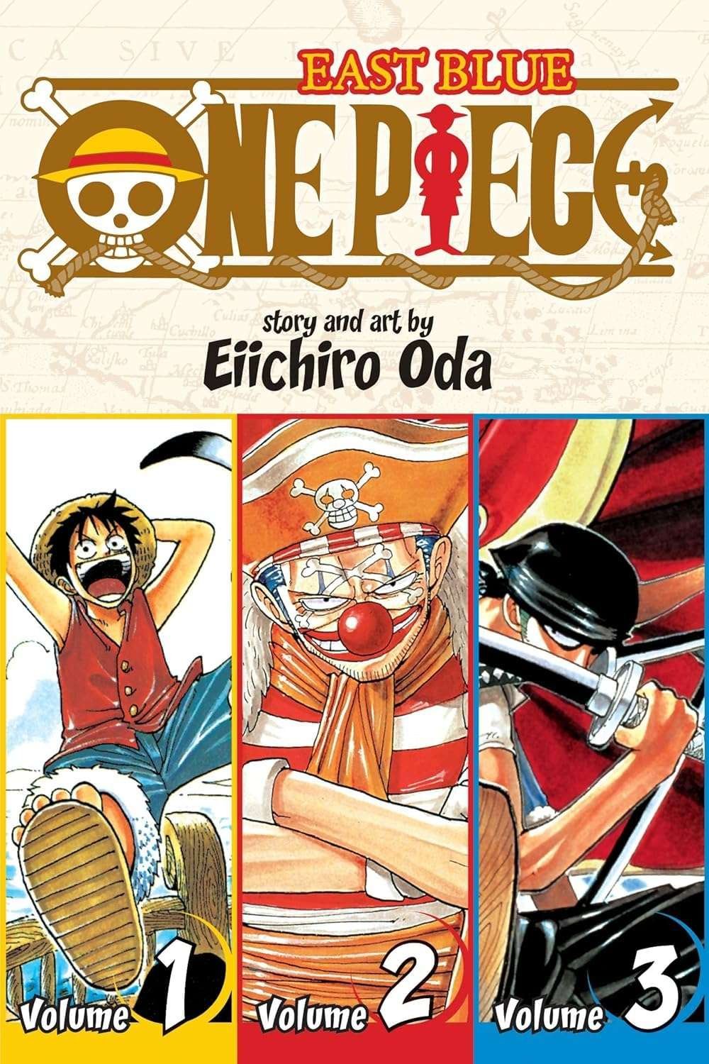 Buy One Piece 3-in-1 Edition 3 by  Eiichiro Oda (paperback) Manga