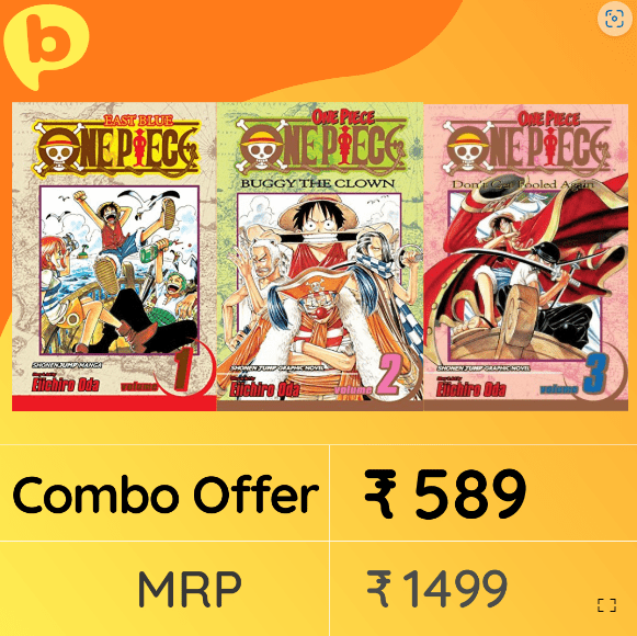 Buy Combo- One Piece 1, 2, 3 (Paperback)- Eiichiro Oda