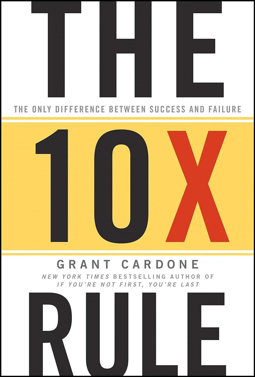Buy The 10x Rule [Hardcover] by Grant Cardone