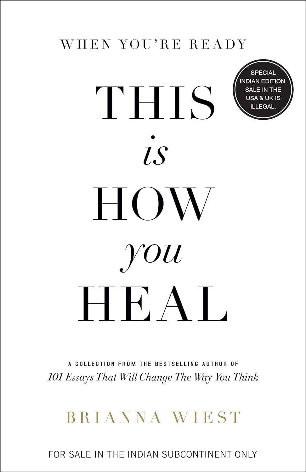 Buy This Is How You Heal by Brianna Wiest (paperback)