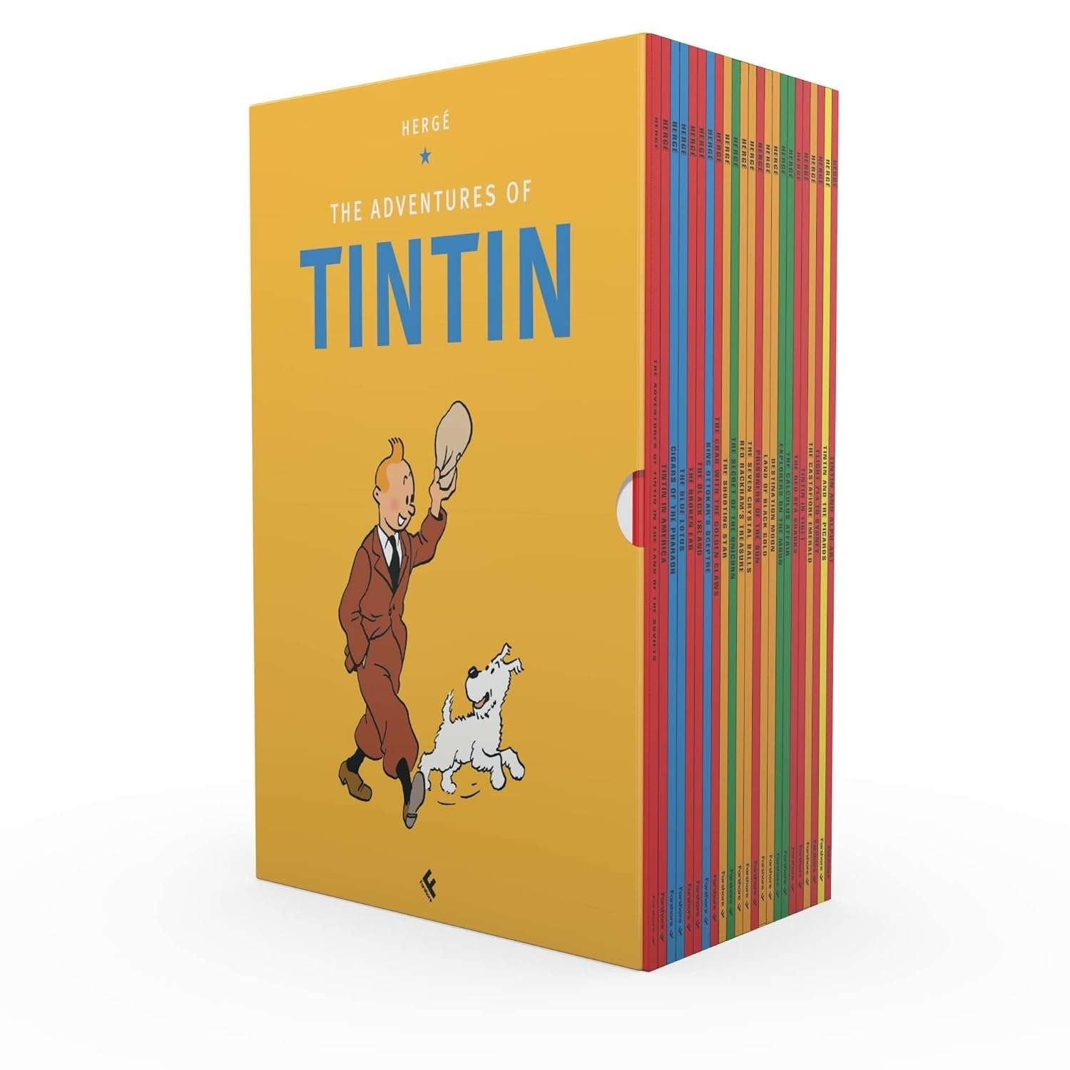 Buy Tintin by Hergé (Paperback) Boxed Set 23 Titles