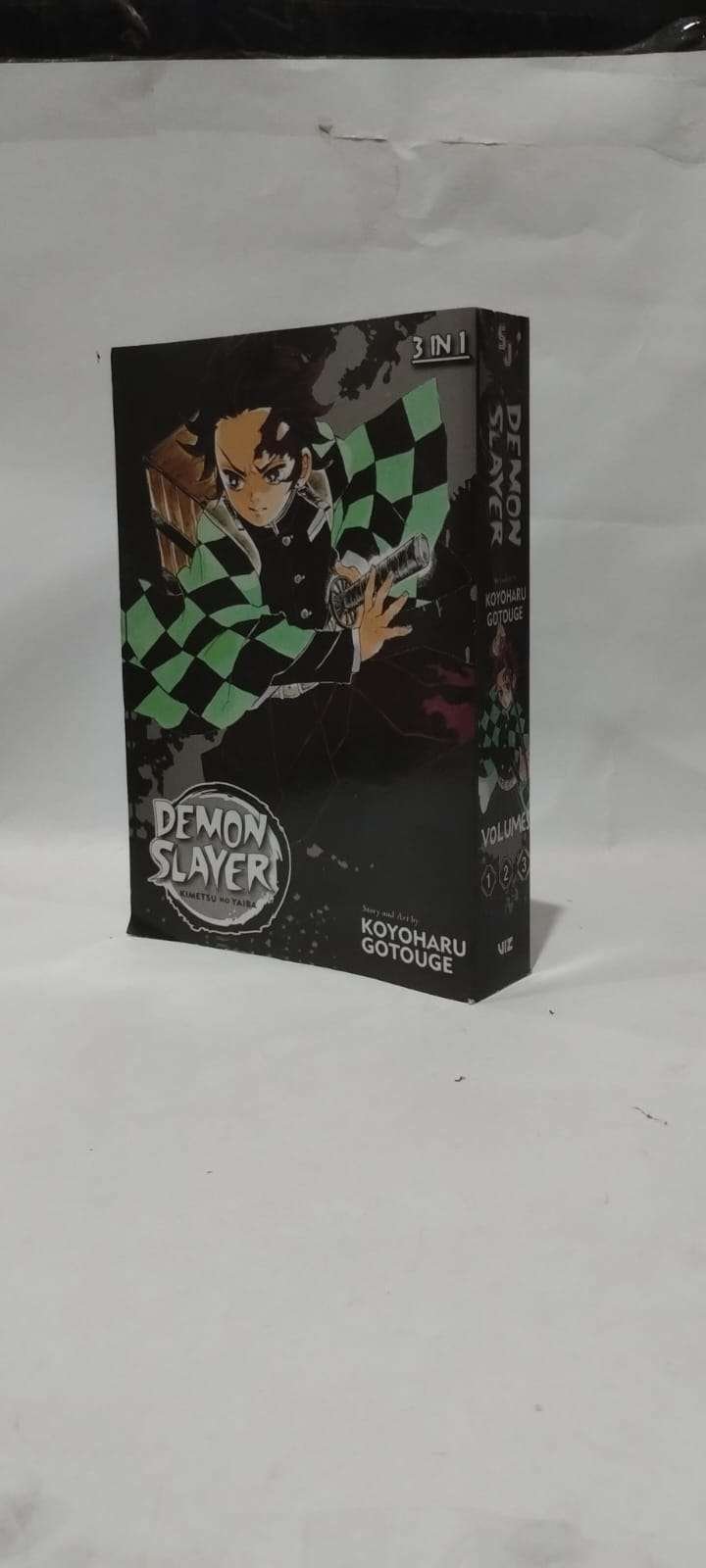 Buy Demon Slayer 3 in 1 manga by Koyoharu Gotouge (paperback)