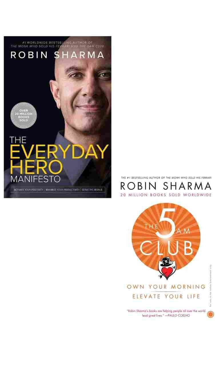 Buy (COMBO) The Everyday Hero Manifesto + The 5 AM Club (Paperback)