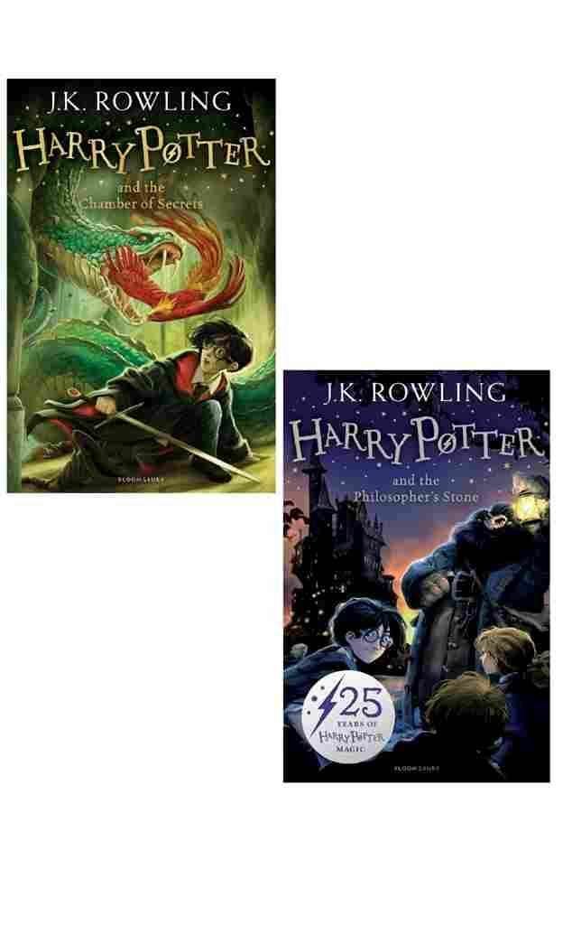 Buy (COMBO) Harry Potter and the Chamber of Secrets + Harry Potter and the Philosopher's Stone (Paperback)