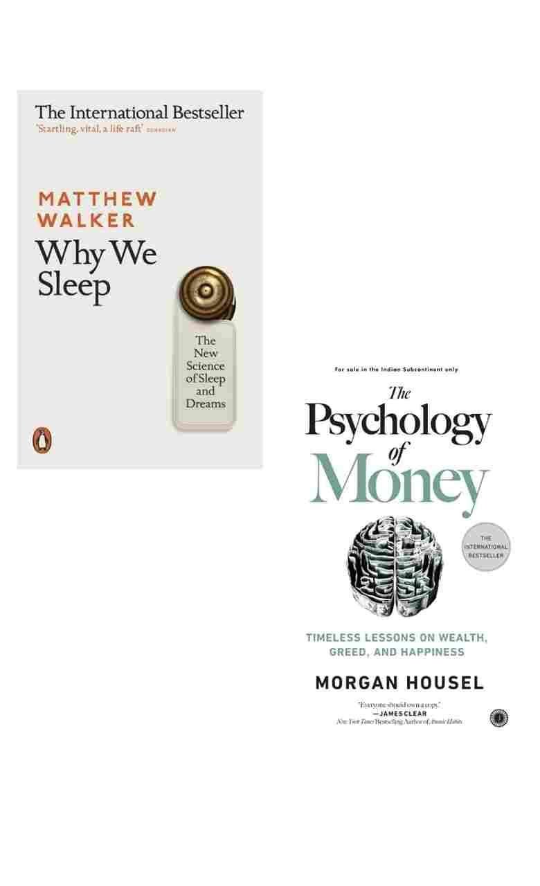 Buy Combo- Why We Sleep + The Psychology of Money (Paperback)