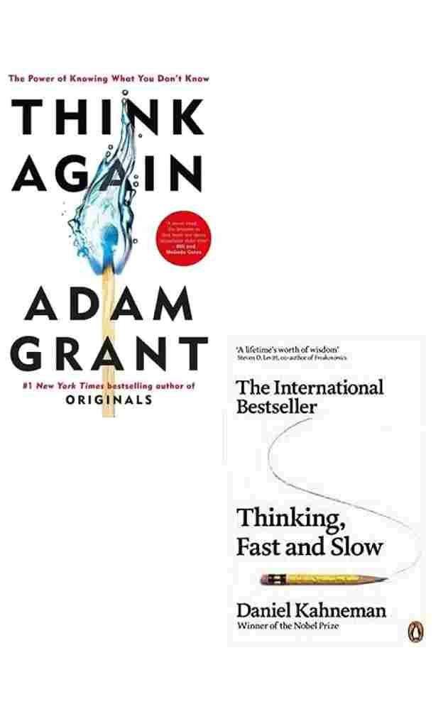 Buy Combo- Think Again + Thinking, Fast and Slow (Paperback)