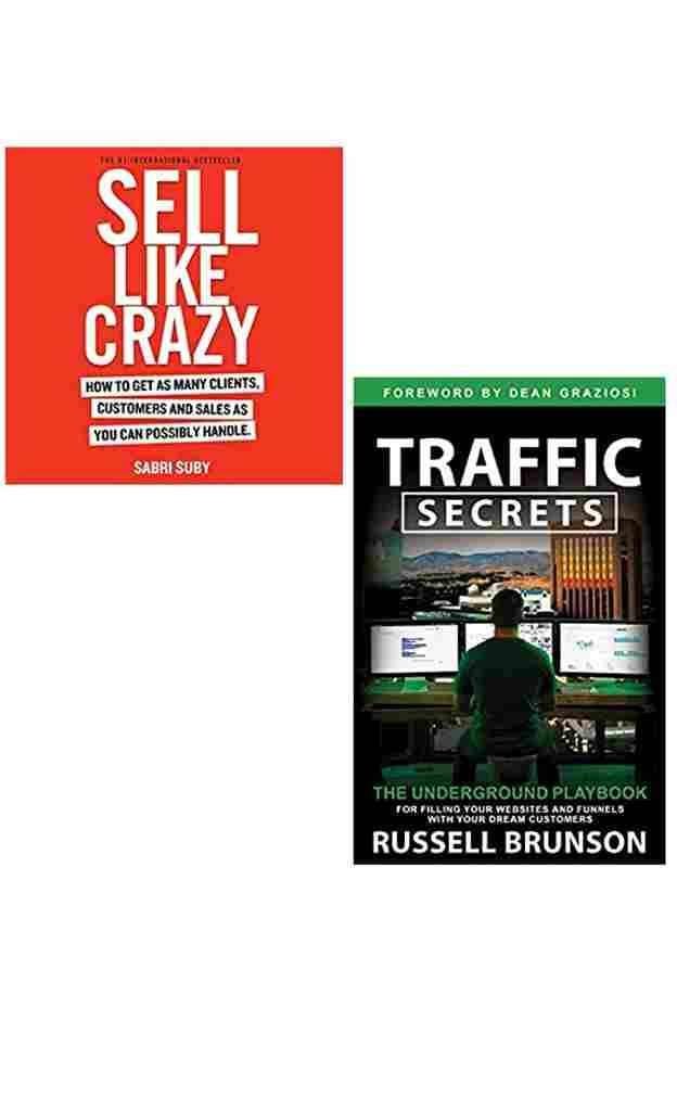Buy Combo- Sell Like Crazy + Traffic Secrets (Paperback)