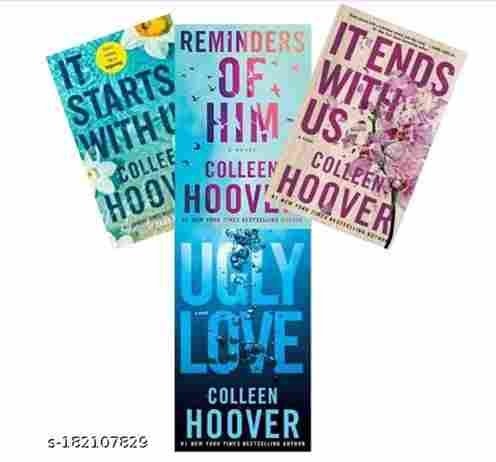 Buy Combo- It ends with us + It starts with us + Reminders of Him + Ugly Love (Paperback) - Colleen hoover