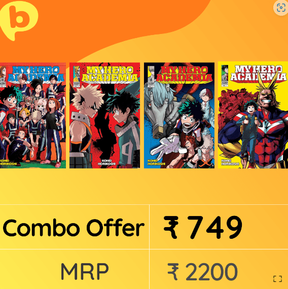 Buy Combo - My Hero Academia Volumes 1 to 4 - (paperback) Kohei Horikoshi