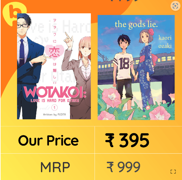 Buy COMBO -The Gods Lie & Wotakoi Love Is Hard for Otaku (Paperback)- Kaori Ozaki